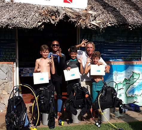 PADI Dive Center in Las Galeras town.